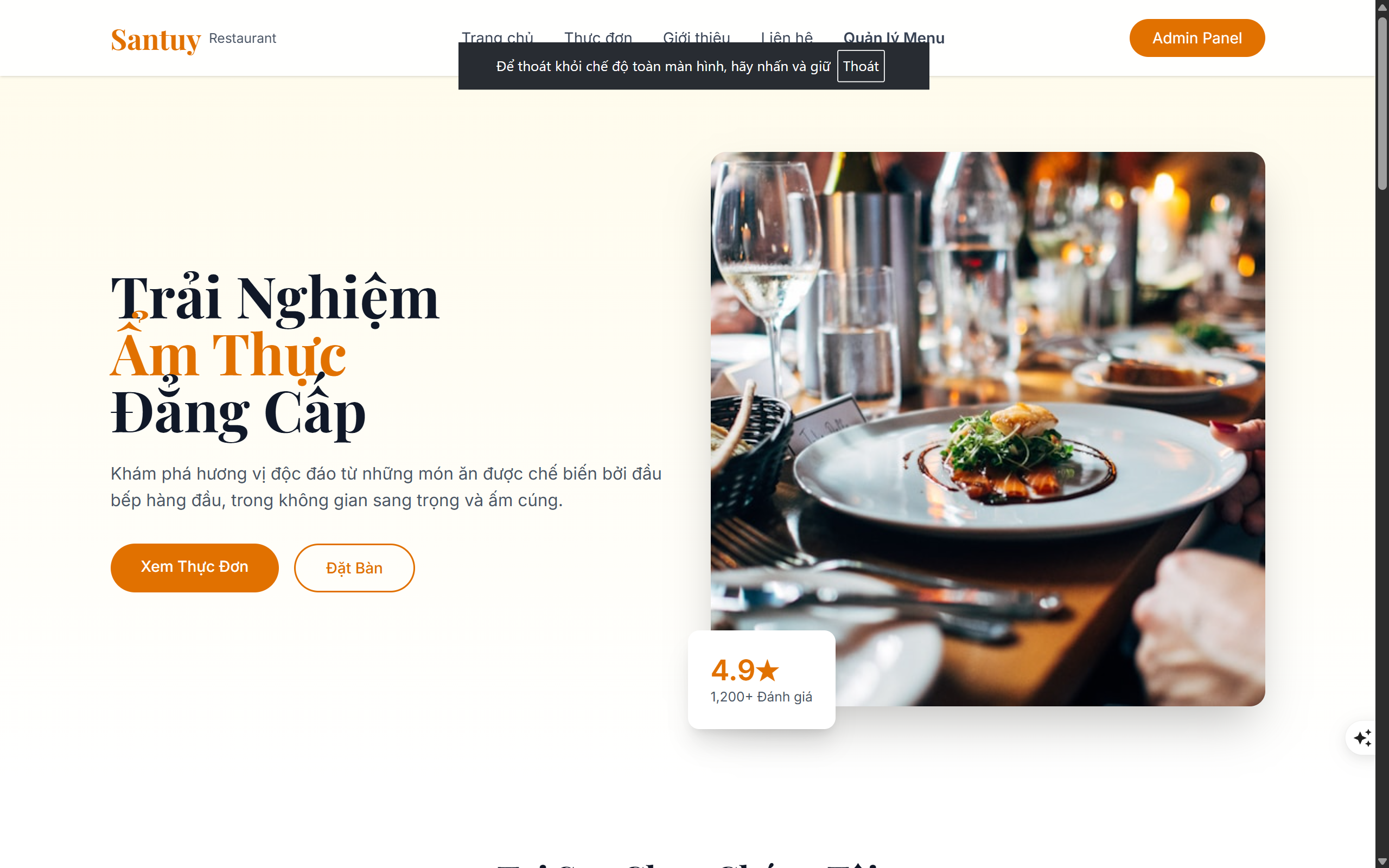 Restaurant Management System